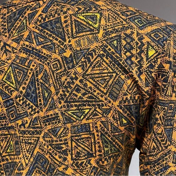 LuLaRoe Carly geometric print casual‎ high low loose fit short sleeve dress - Picture 6 of 11